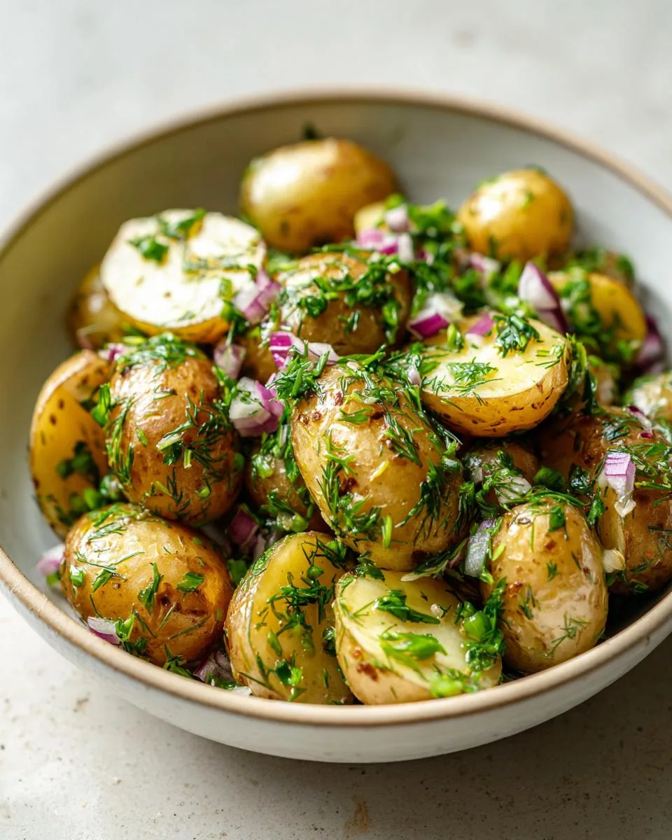 Healthy French Potato Salad Dill - detail 1