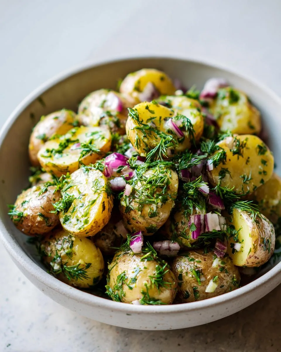 Healthy French Potato Salad Dill - detail 2