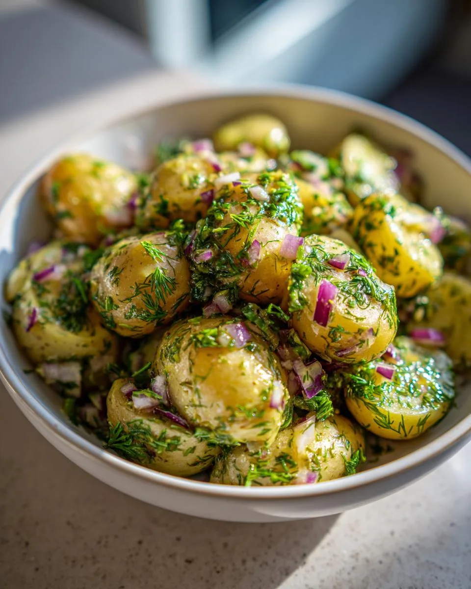 Healthy French Potato Salad Dill - detail 3