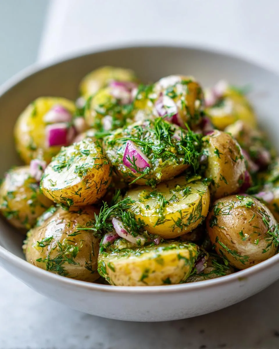 Healthy French Potato Salad Dill - detail 5