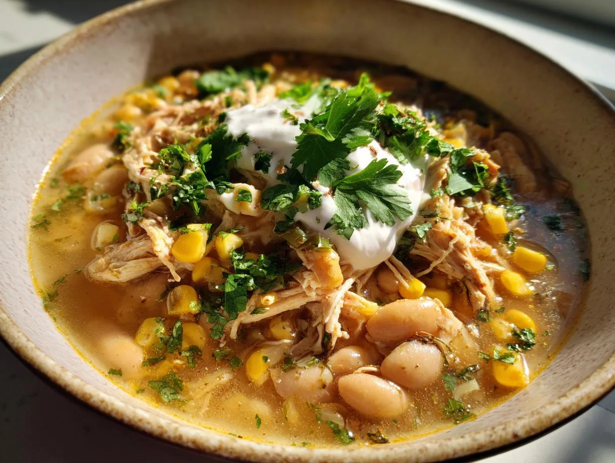 35-Minute Healthy White Chicken Chili That Will Blow Your Mind