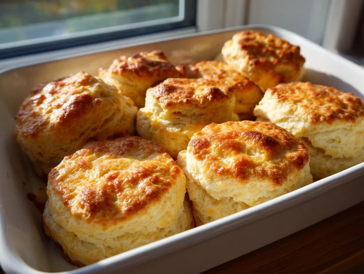 Fluffy 3-Ingredient Homemade Biscuits That Melt in Your Mouth