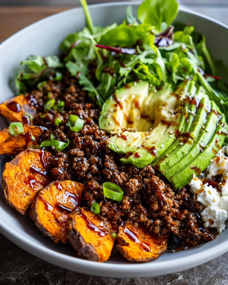 Hot Honey Beef Bowls - detail 1