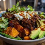 Hot Honey Beef Bowls