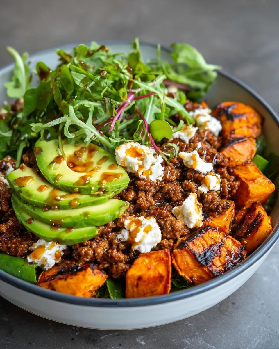 Hot Honey Beef Bowls - detail 2