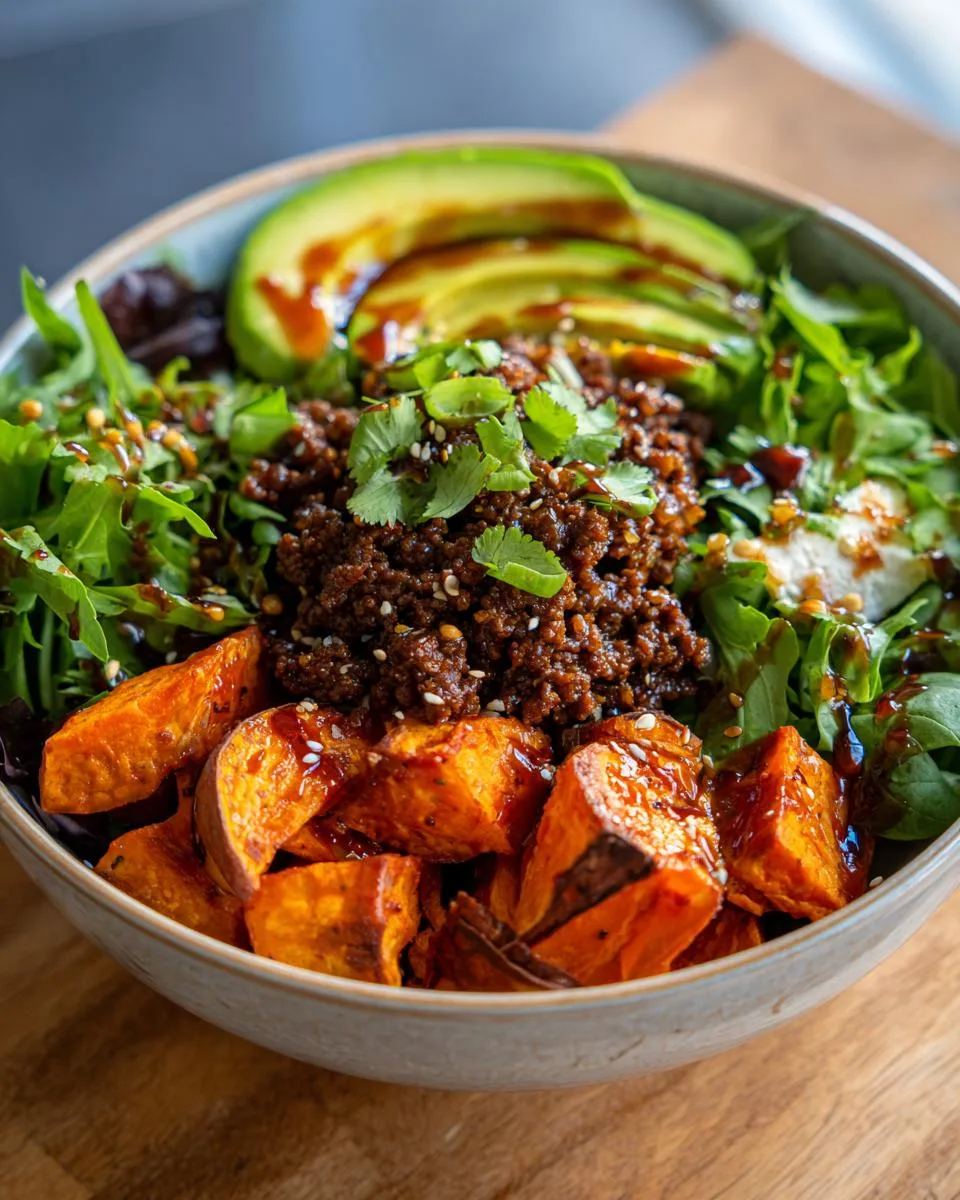 Hot Honey Beef Bowls - detail 3