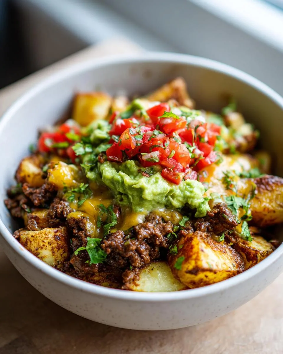 Loaded Potato Taco Bowl - detail 1