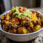 Loaded Potato Taco Bowl