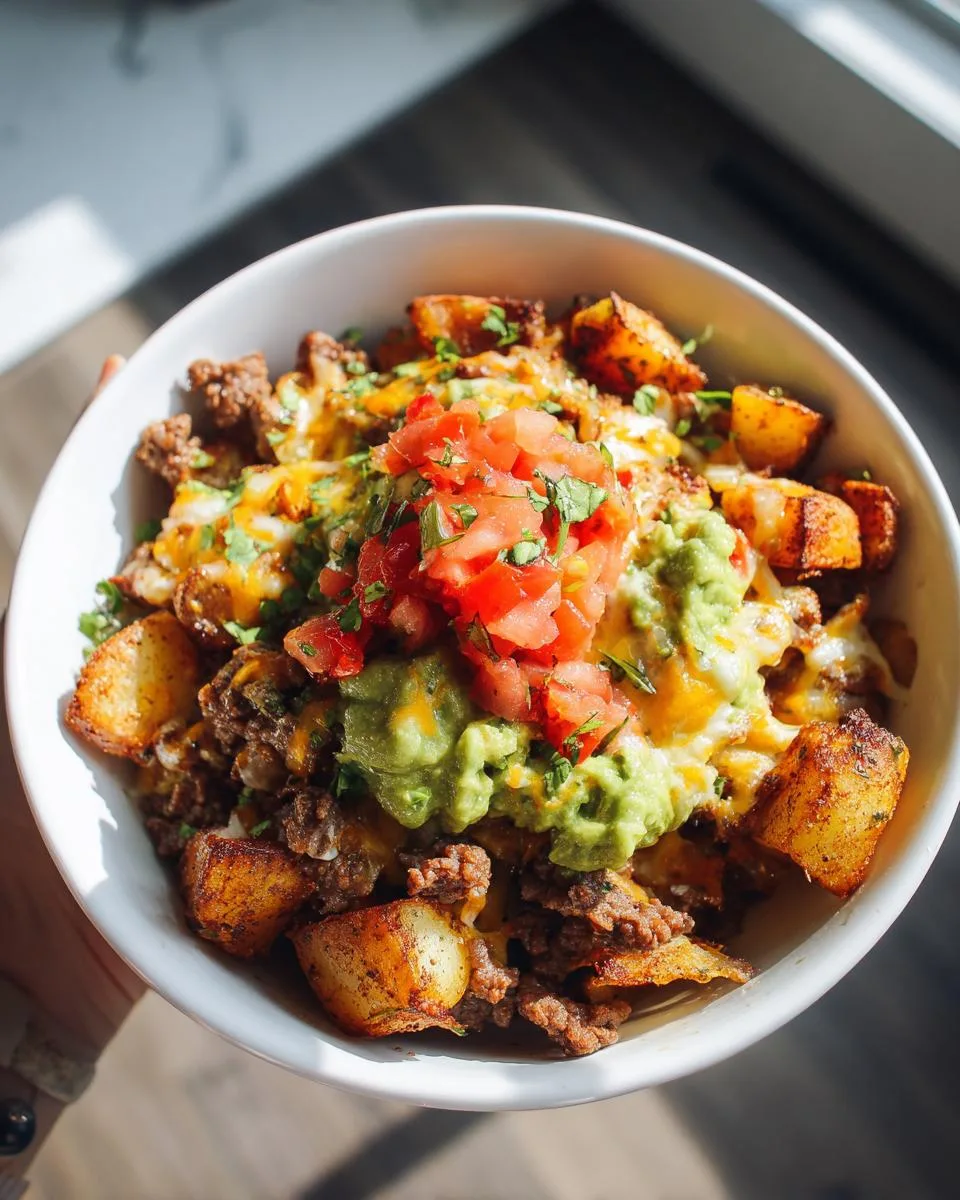 Loaded Potato Taco Bowl - detail 2