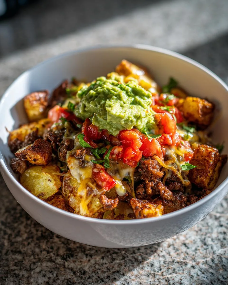 Loaded Potato Taco Bowl - detail 3