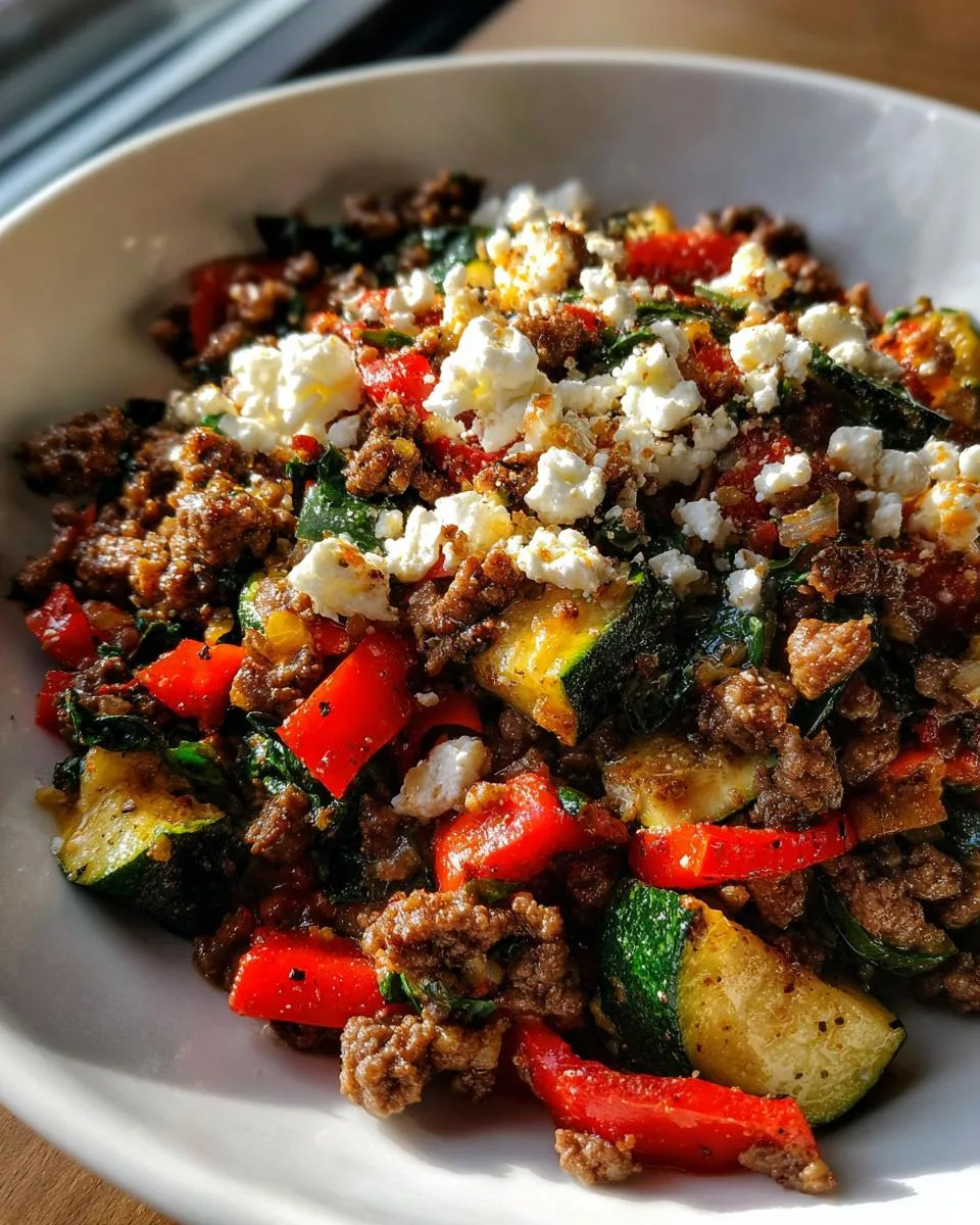 Mediterranean Ground Beef Stir Fry - detail 4