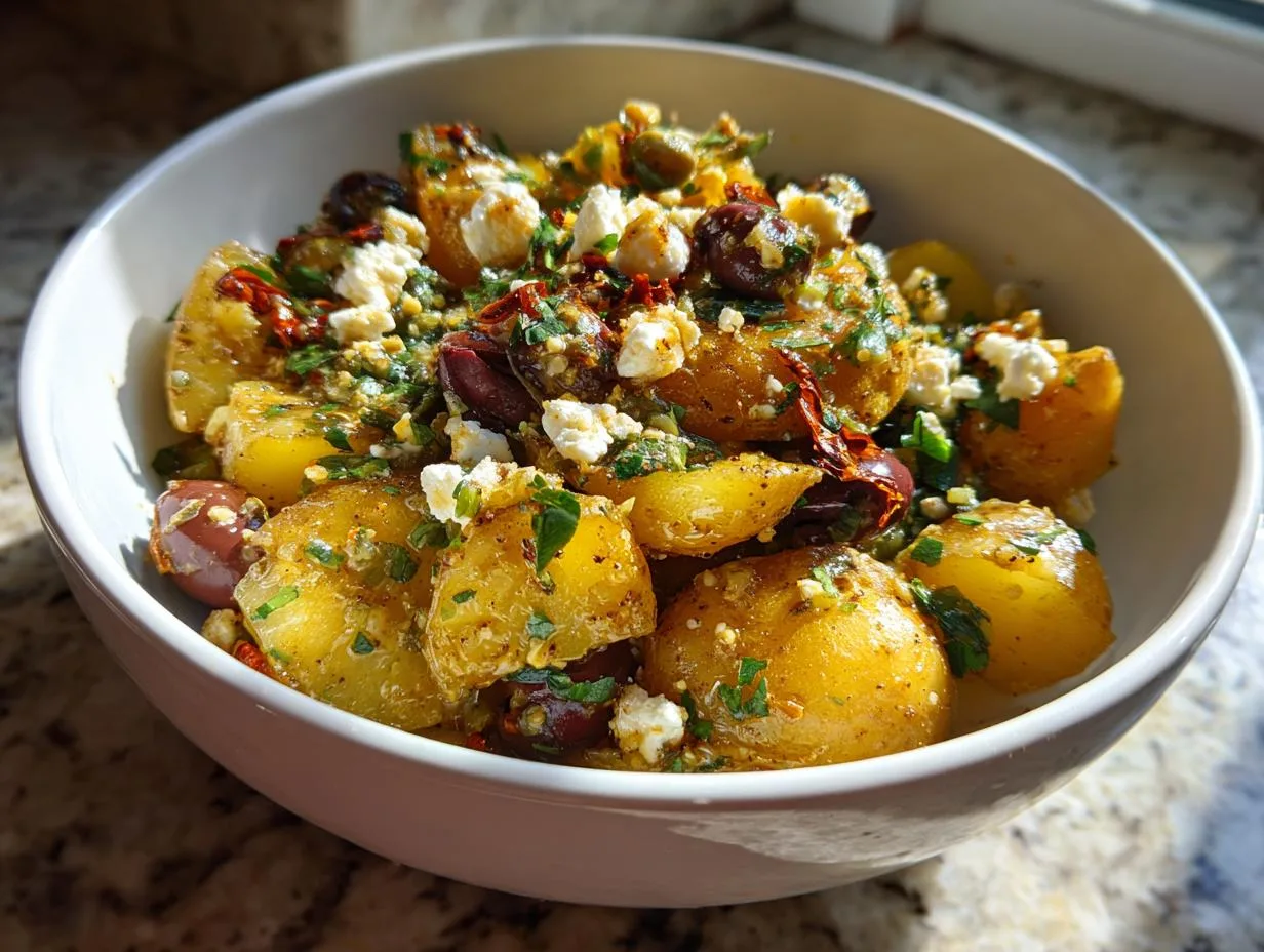 Irresistible Mediterranean Potato Salad Recipe in 30 Minutes