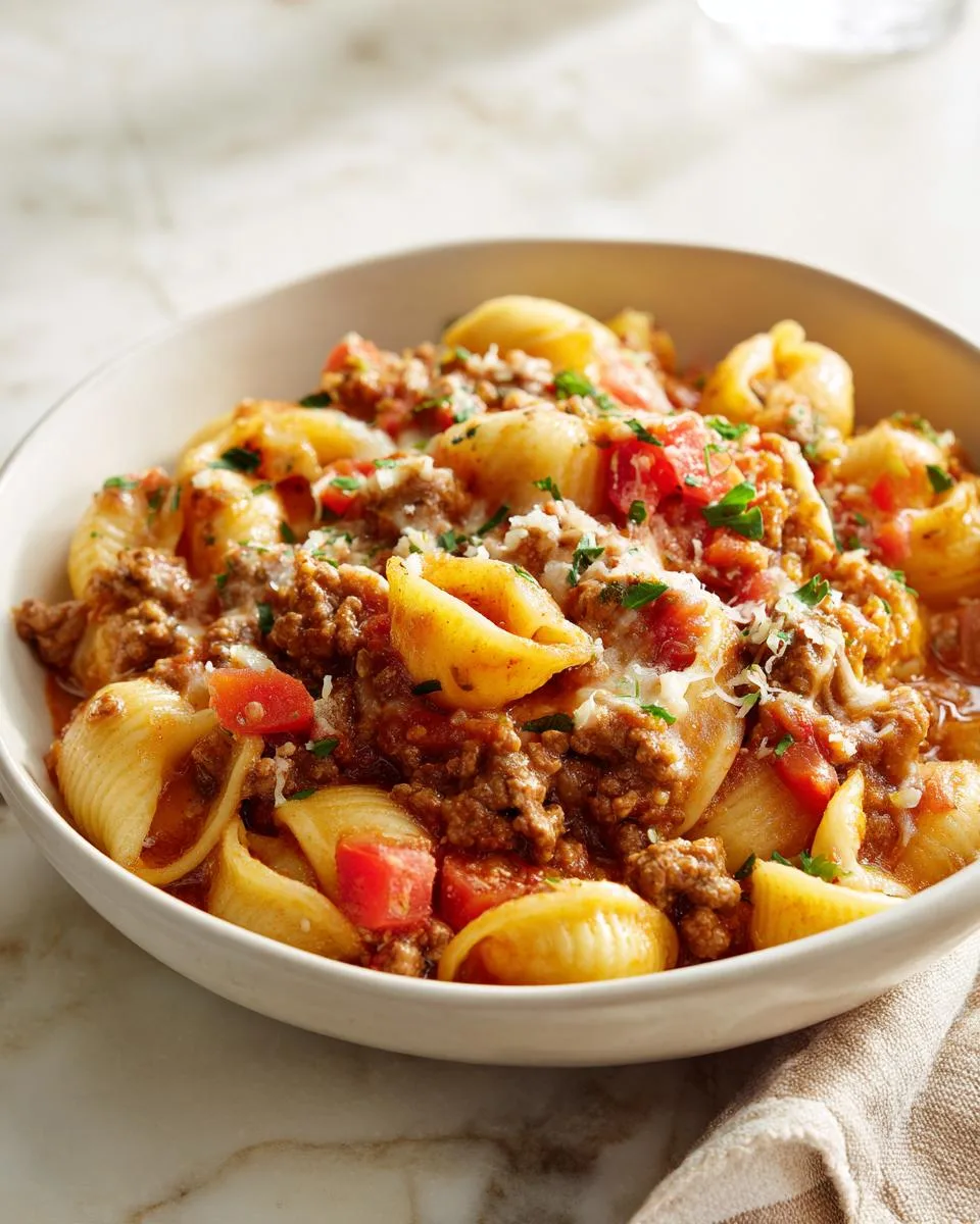 One Pot Beef Taco Pasta - detail 1