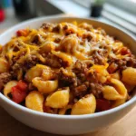 One Pot Beef Taco Pasta