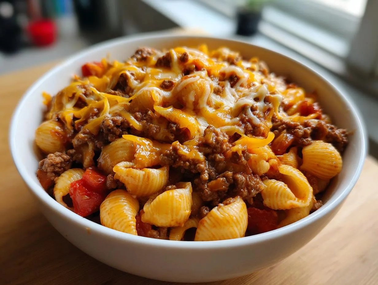 25-Minute One Pot Beef Taco Pasta That Will Wow You