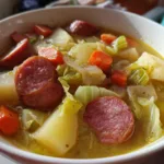 Potato Cabbage Sausage Soup