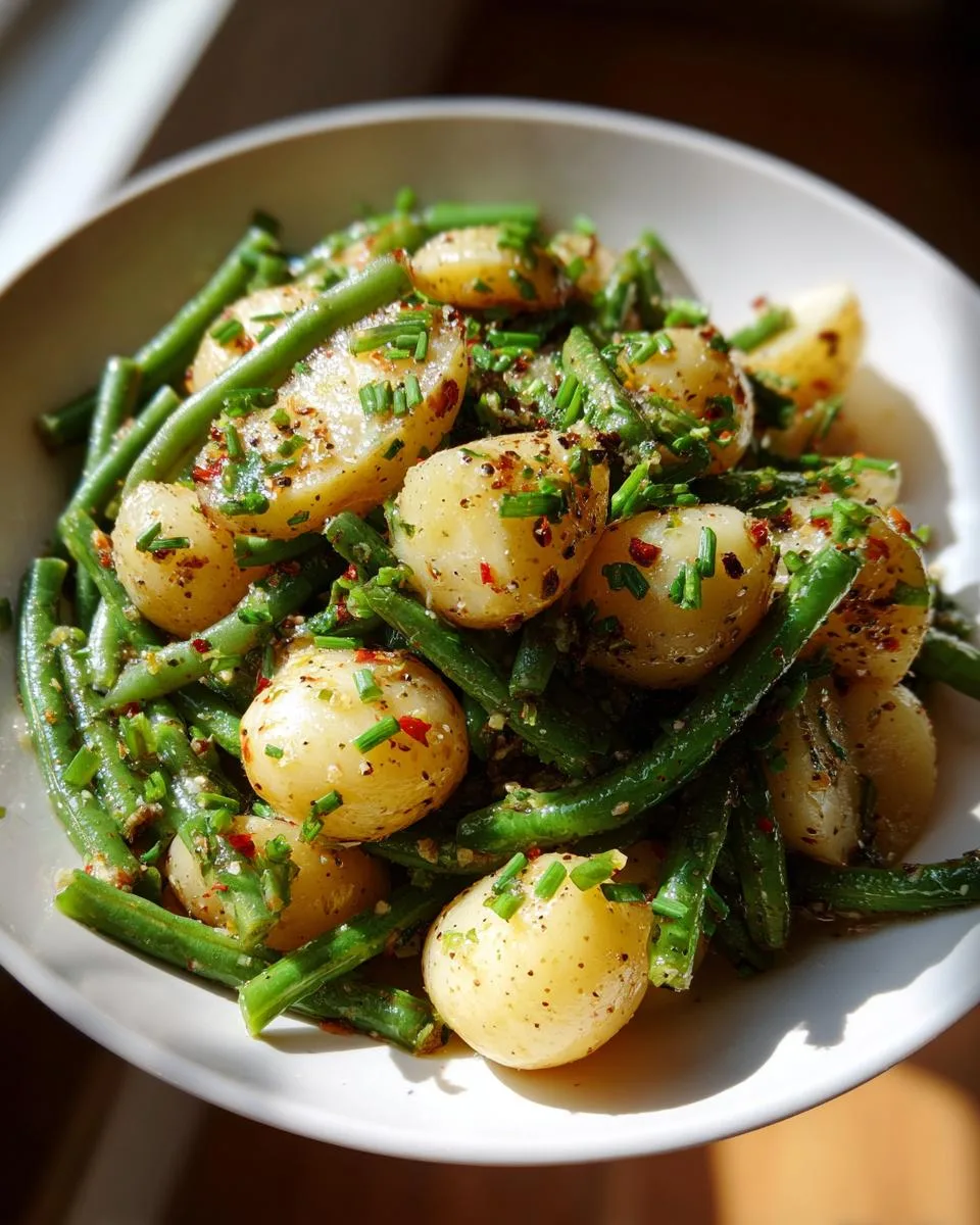 Quick Green Bean Potato Salad - detail 2
