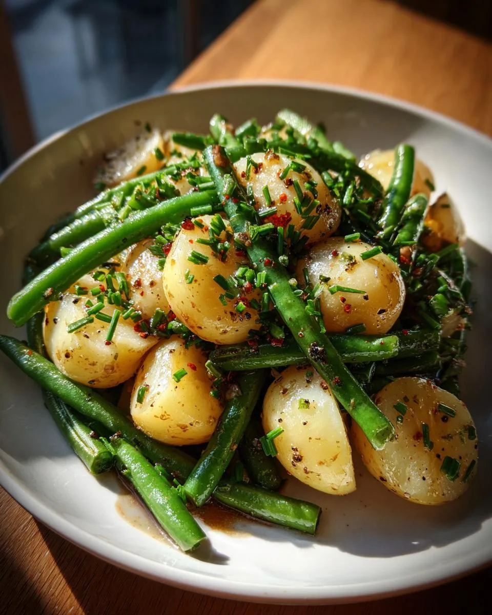 Quick Green Bean Potato Salad - detail 3
