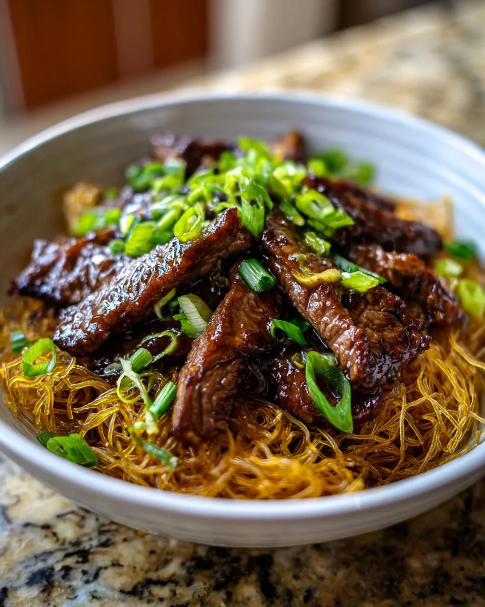 Restaurant Style Mongolian Beef - detail 1