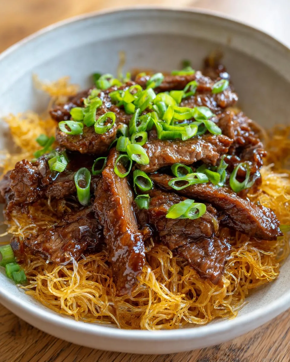 Restaurant Style Mongolian Beef - detail 4