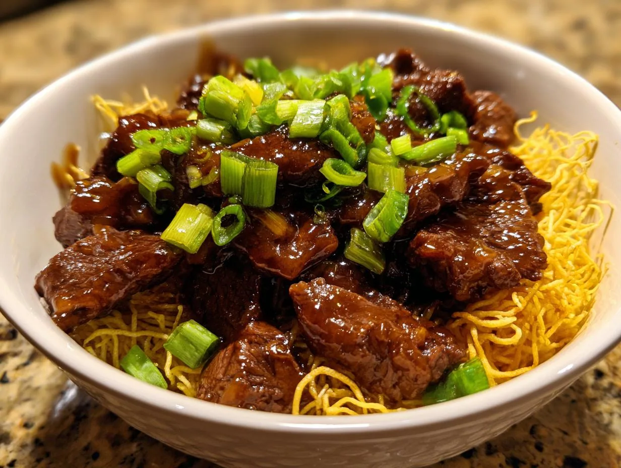 Unbelievably Delicious Tender Restaurant Style Mongolian Beef in 30 Minutes
