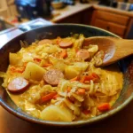 Smoked Sausage Cabbage Soup