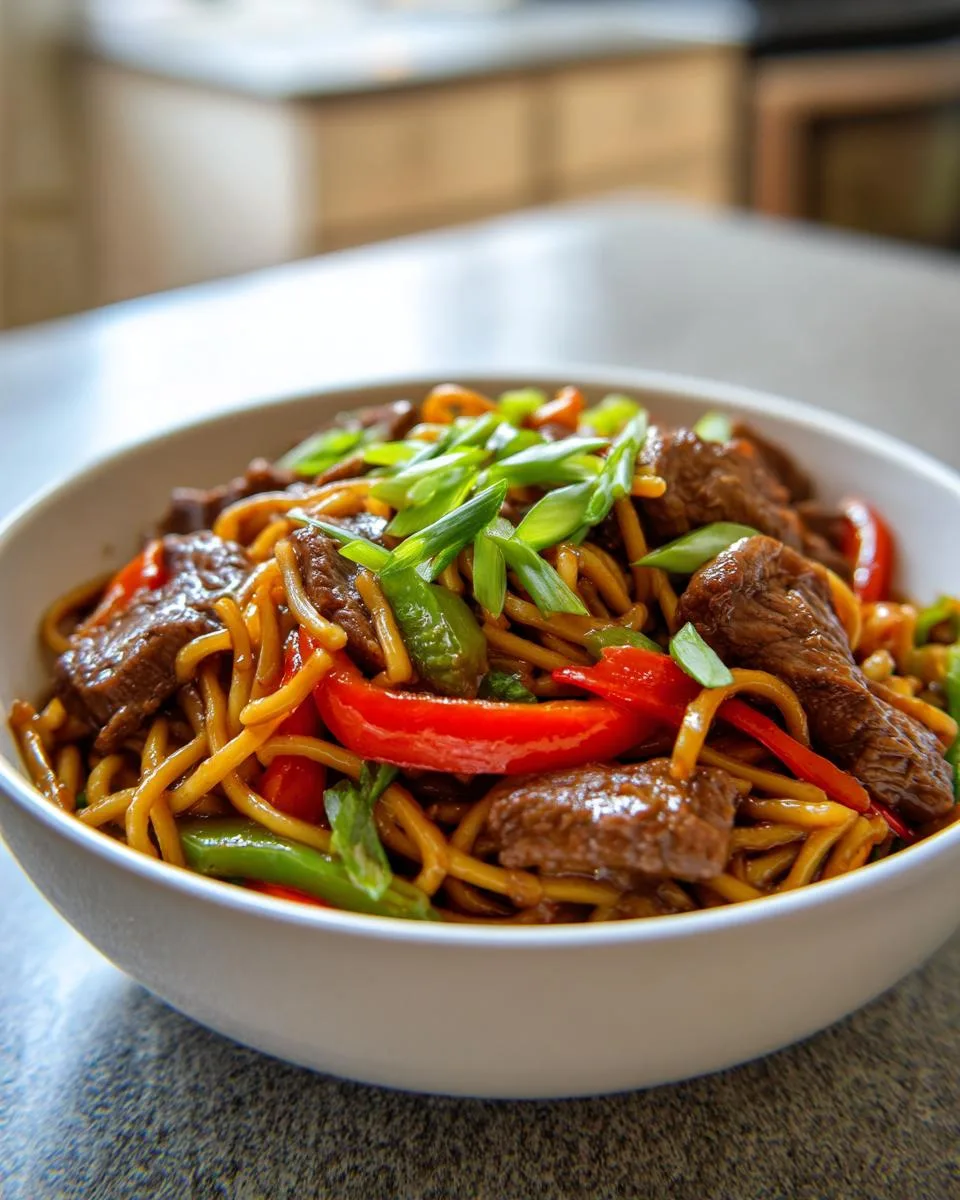 Sticky Beef Noodles - detail 4