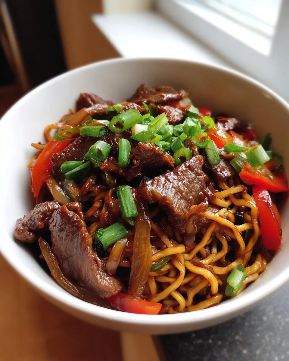 Sticky Beef Noodles - detail 5