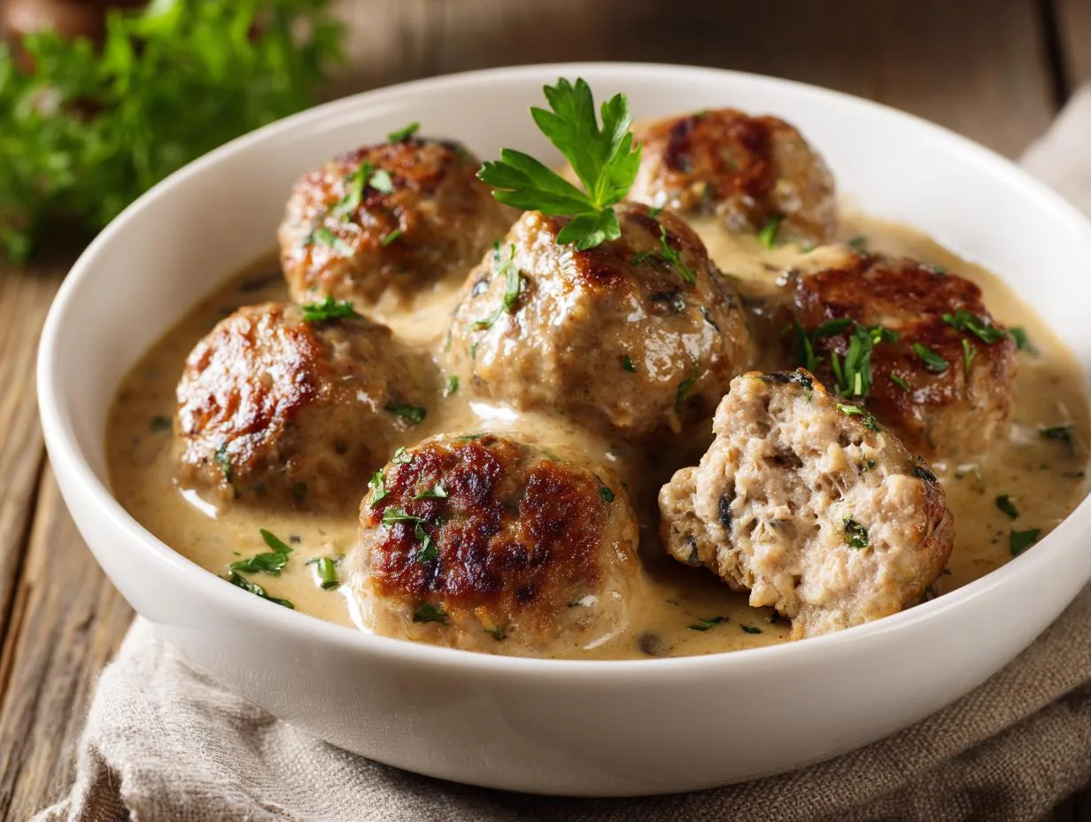 Irresistible Swedish Meatballs with Creamy Gravy in 30 Minutes