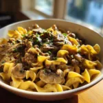 Tasty Ground Beef Stroganoff
