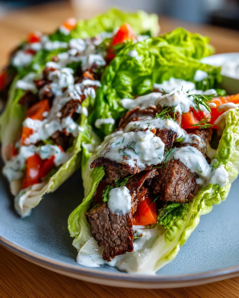 Top Greek Beef Wraps Roasted - detail 1