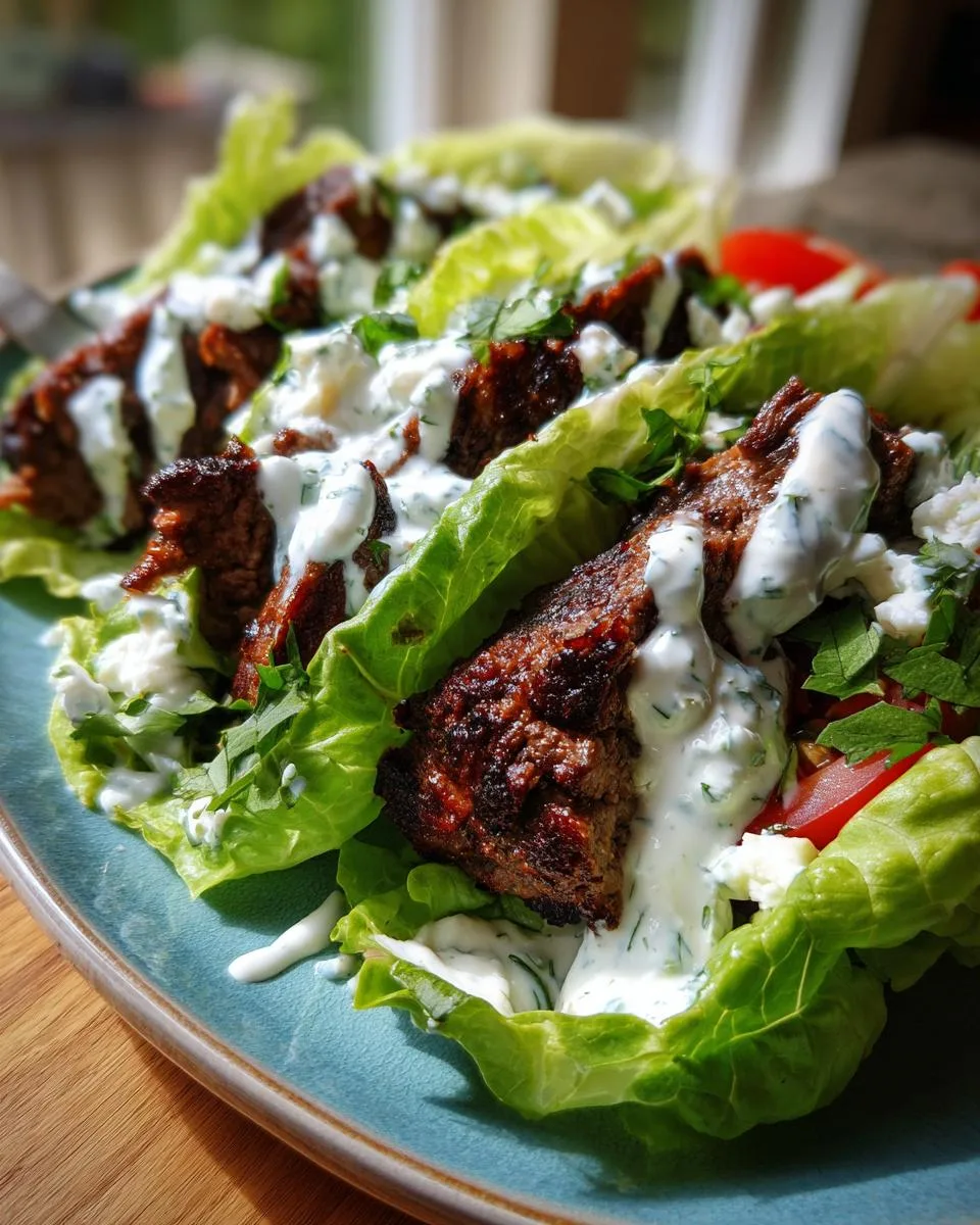 Top Greek Beef Wraps Roasted - detail 3