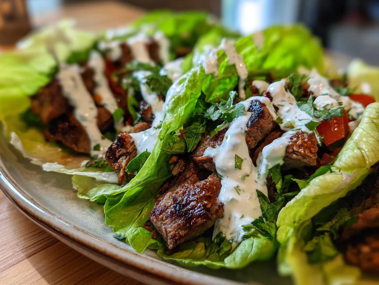 Juicy Top Greek Beef Wraps Roasted in Just 35 Minutes