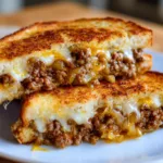 Ultimate Cheesy Ground Beef Melt