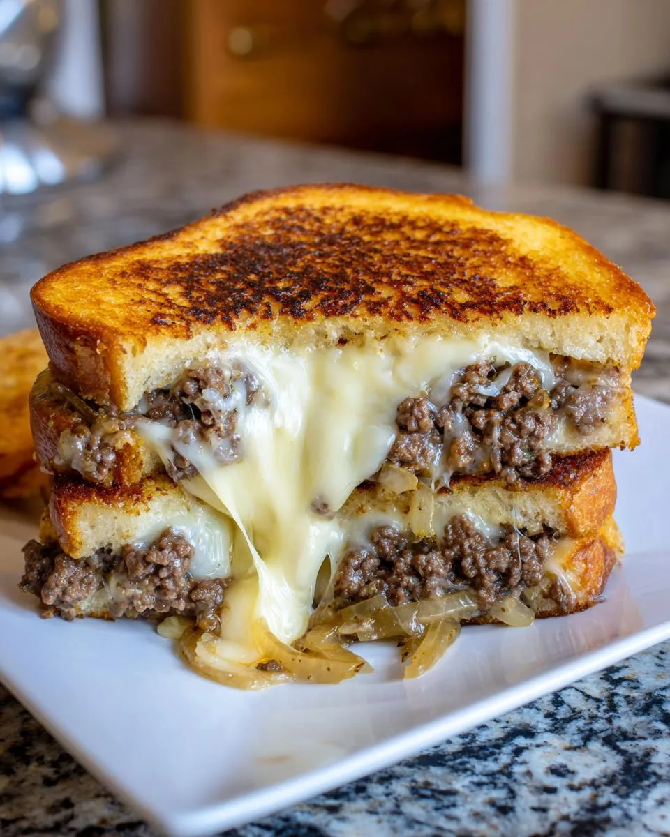 Ultimate Cheesy Ground Beef Melt - detail 3