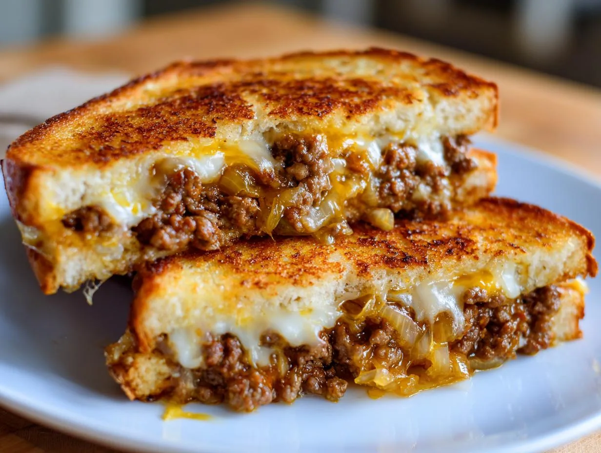 3-Ingredient Ultimate Cheesy Ground Beef Melt That Hits the Spot