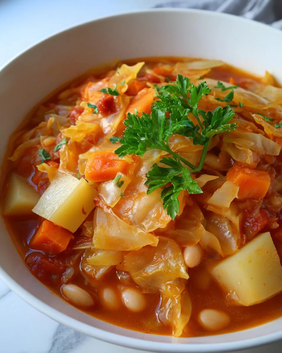 Vegetarian Cabbage Soup - detail 5
