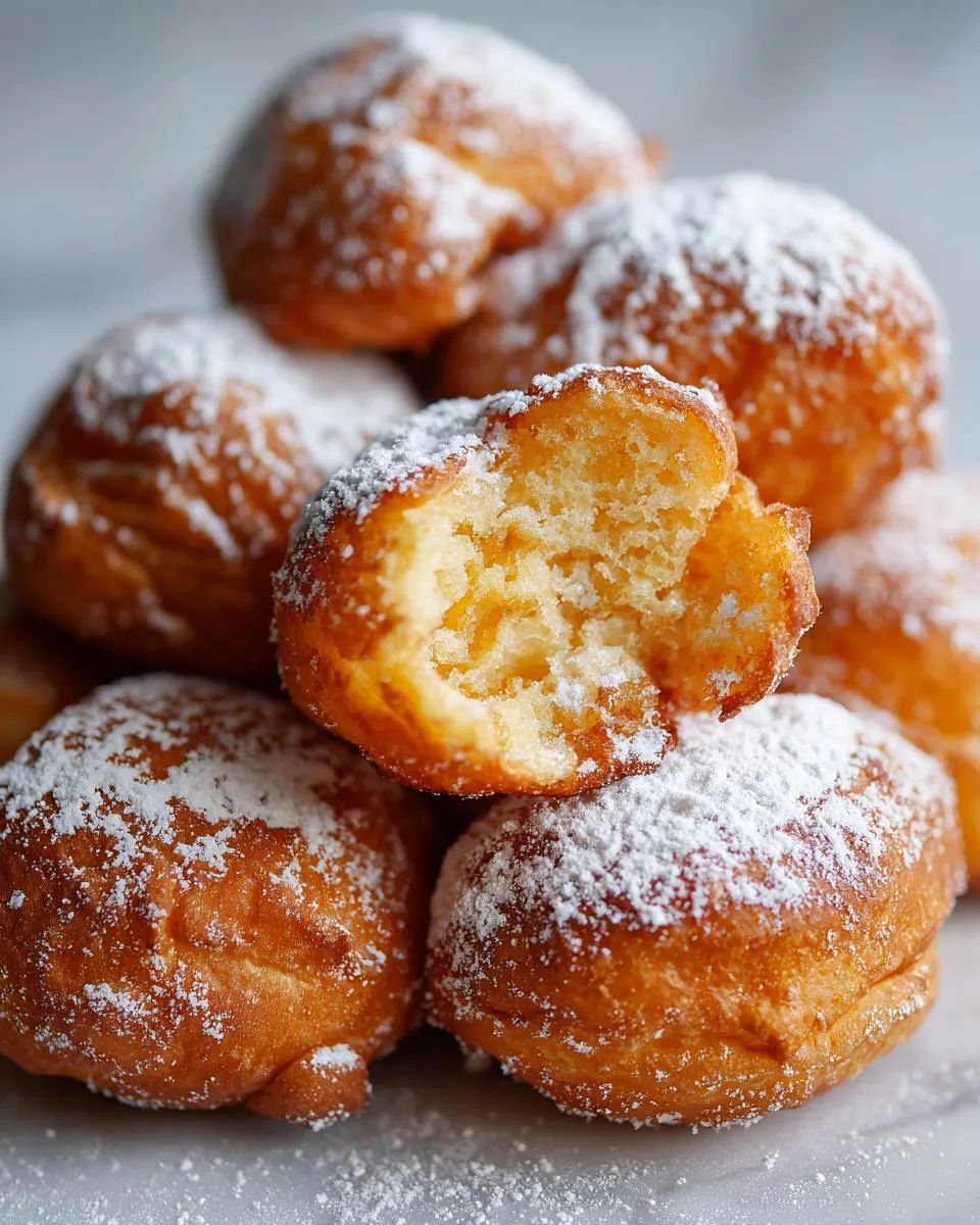 amazing vanilla french beignets - detail 1