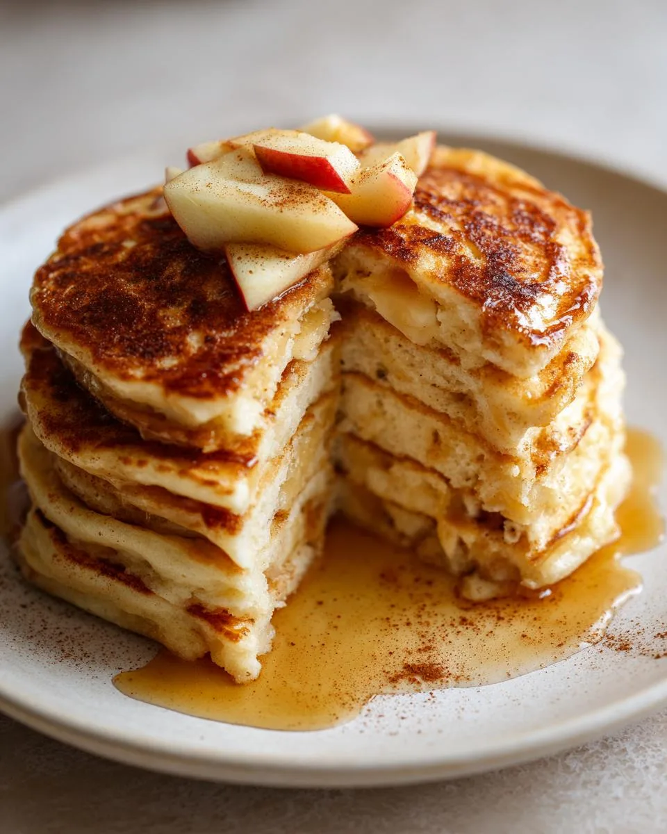 apple yogurt pancakes - detail 2
