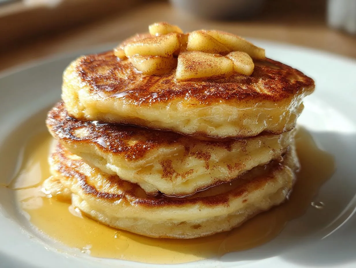 Fluffy Apple Yogurt Pancakes That Will Steal Your Heart