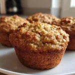 banana oat breakfast muffins