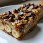 banana oatmeal bars