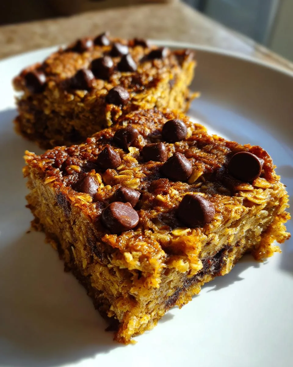 banana oatmeal bars - detail 4