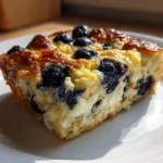 blueberry cottage cheese breakfast bake