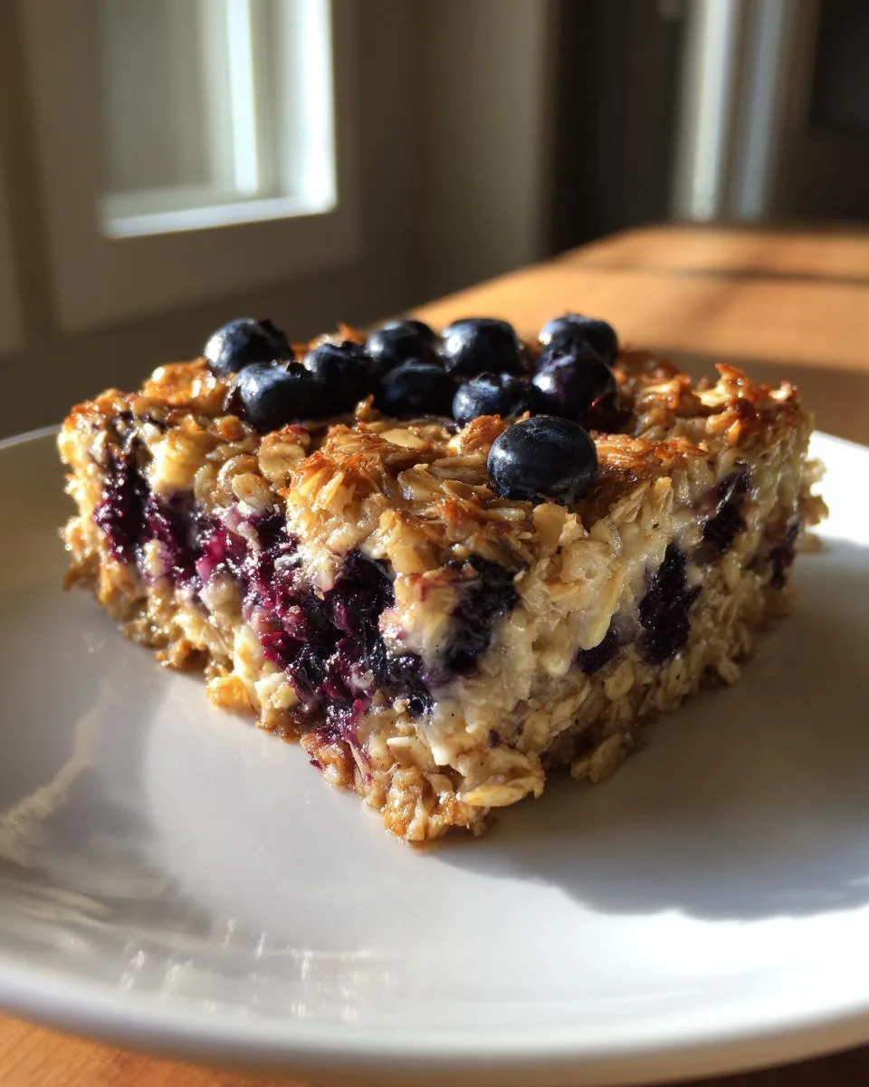 blueberry cottage cheese breakfast bake - detail 5