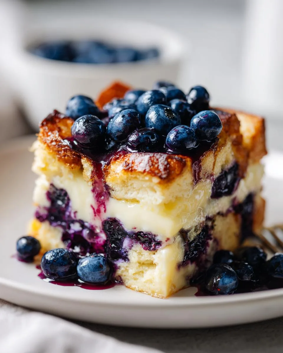 blueberry french toast casserole - detail 2