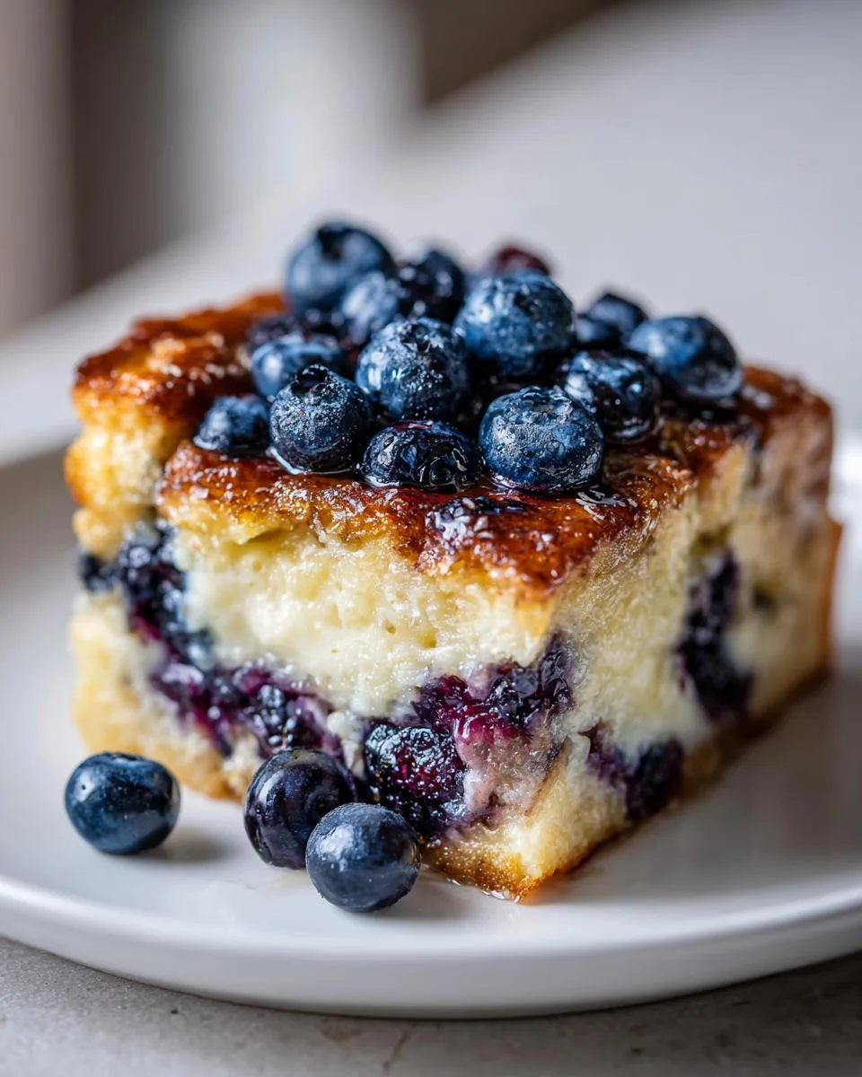 blueberry french toast casserole - detail 4