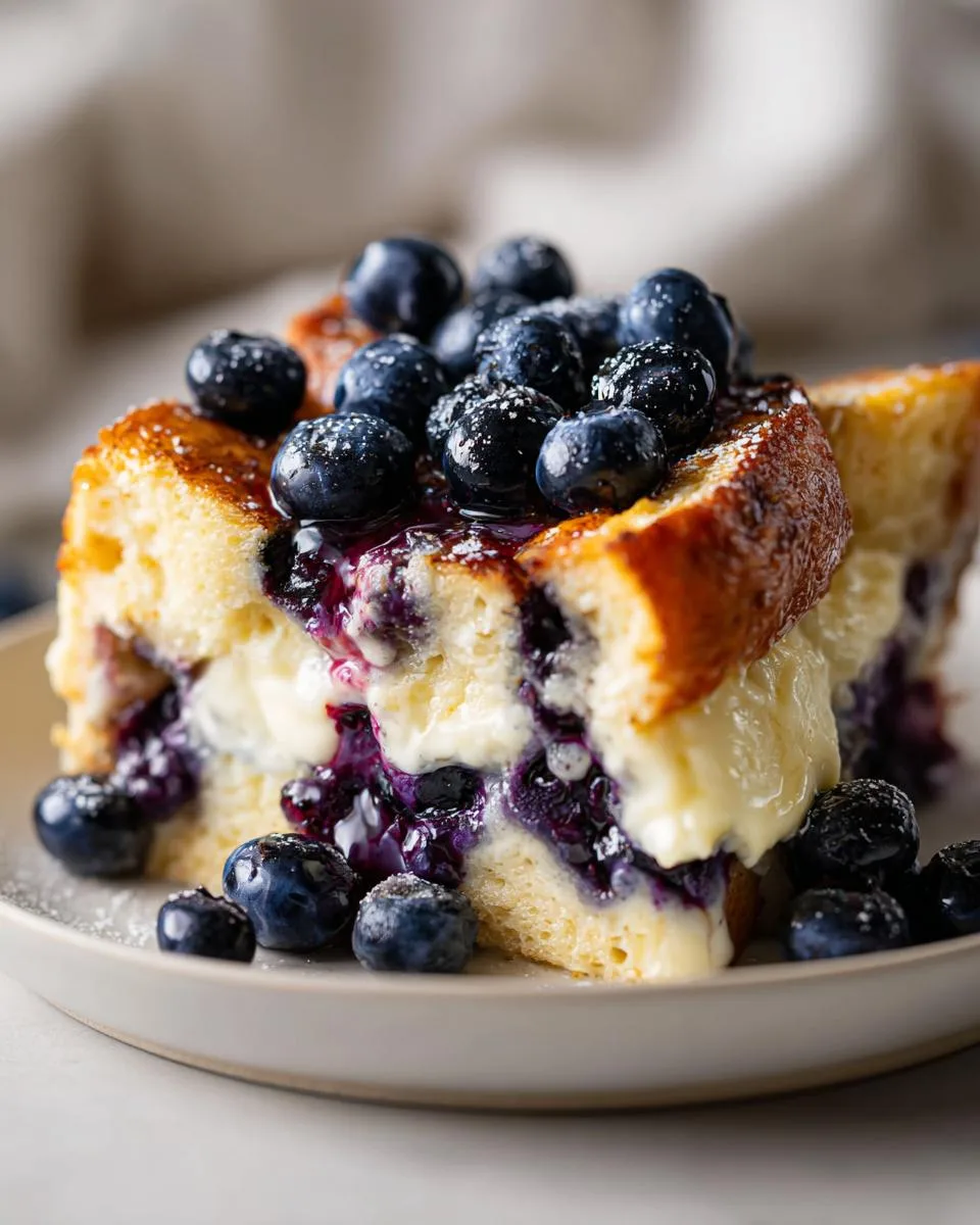 blueberry french toast casserole - detail 5