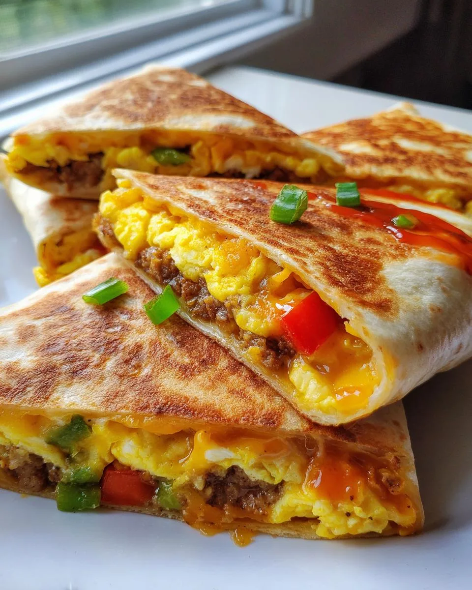breakfast crunchwrap delight - detail 3