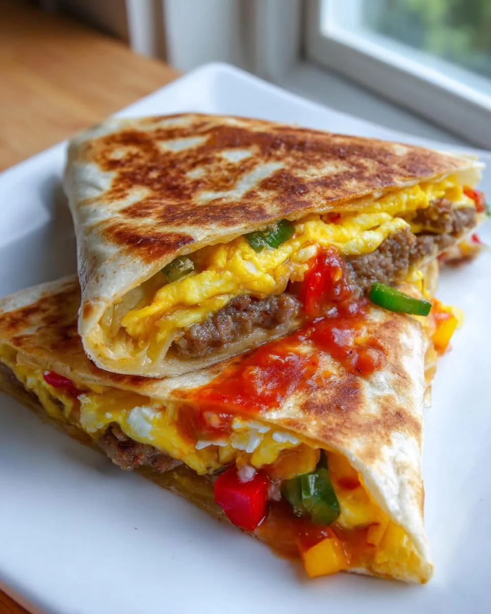 breakfast crunchwrap delight - detail 4